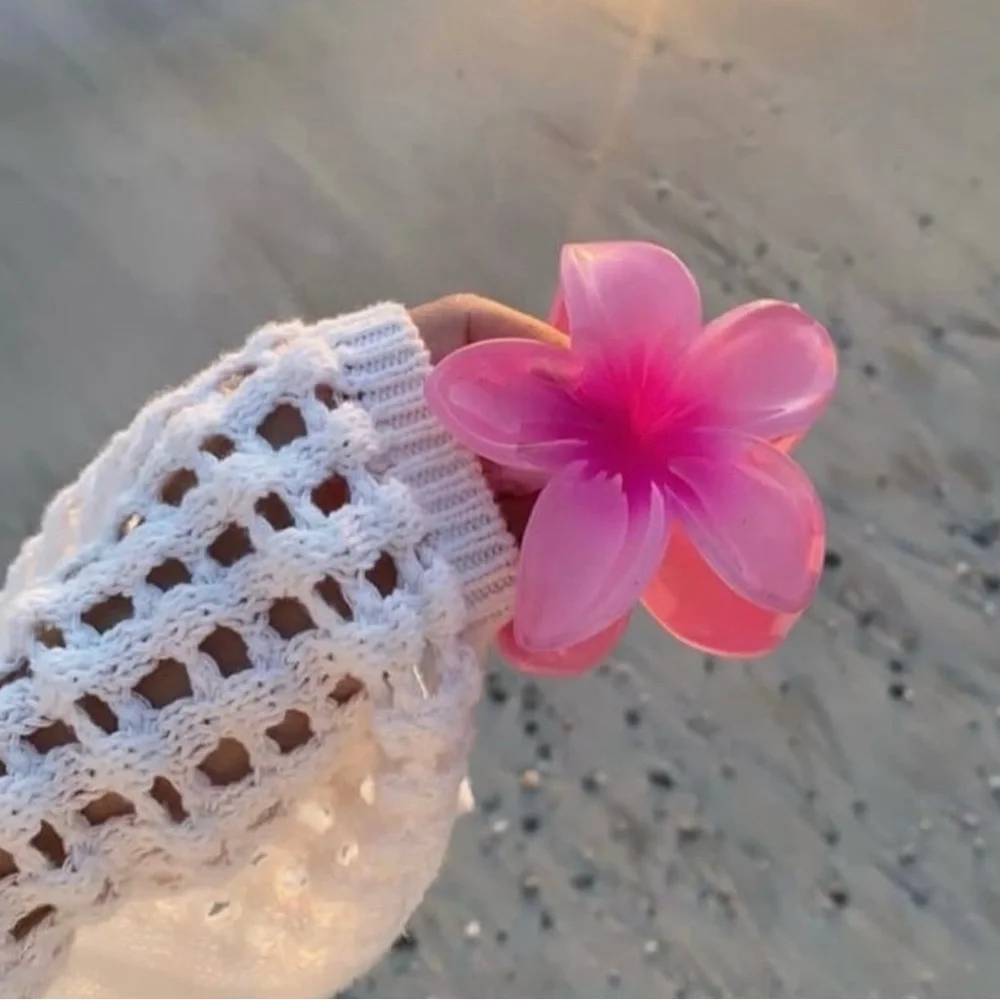 3PC Plumeria Claw Clip 🌸🫧🐚